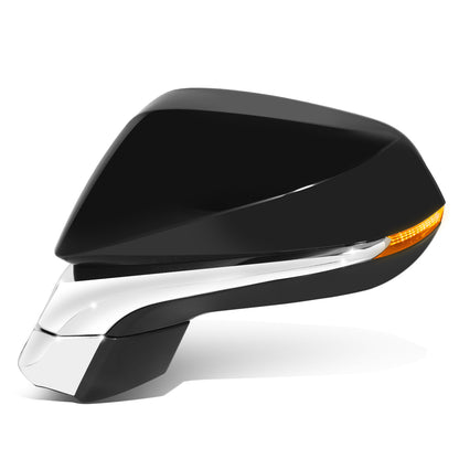 RETROVISOR MIRROR - OE STYLE - LEXUS RX350 16-19 - LEXUS RX350L 16-19 - LEXUS RX450H 18-19 - LEXUS RX450HL 18-19 - WITH POWER WITH HEATED WITH SIGNAL WITH MEMORY - CANADA BULIT - DRIVER SIDE - PAINT TO MATCH - BLACK