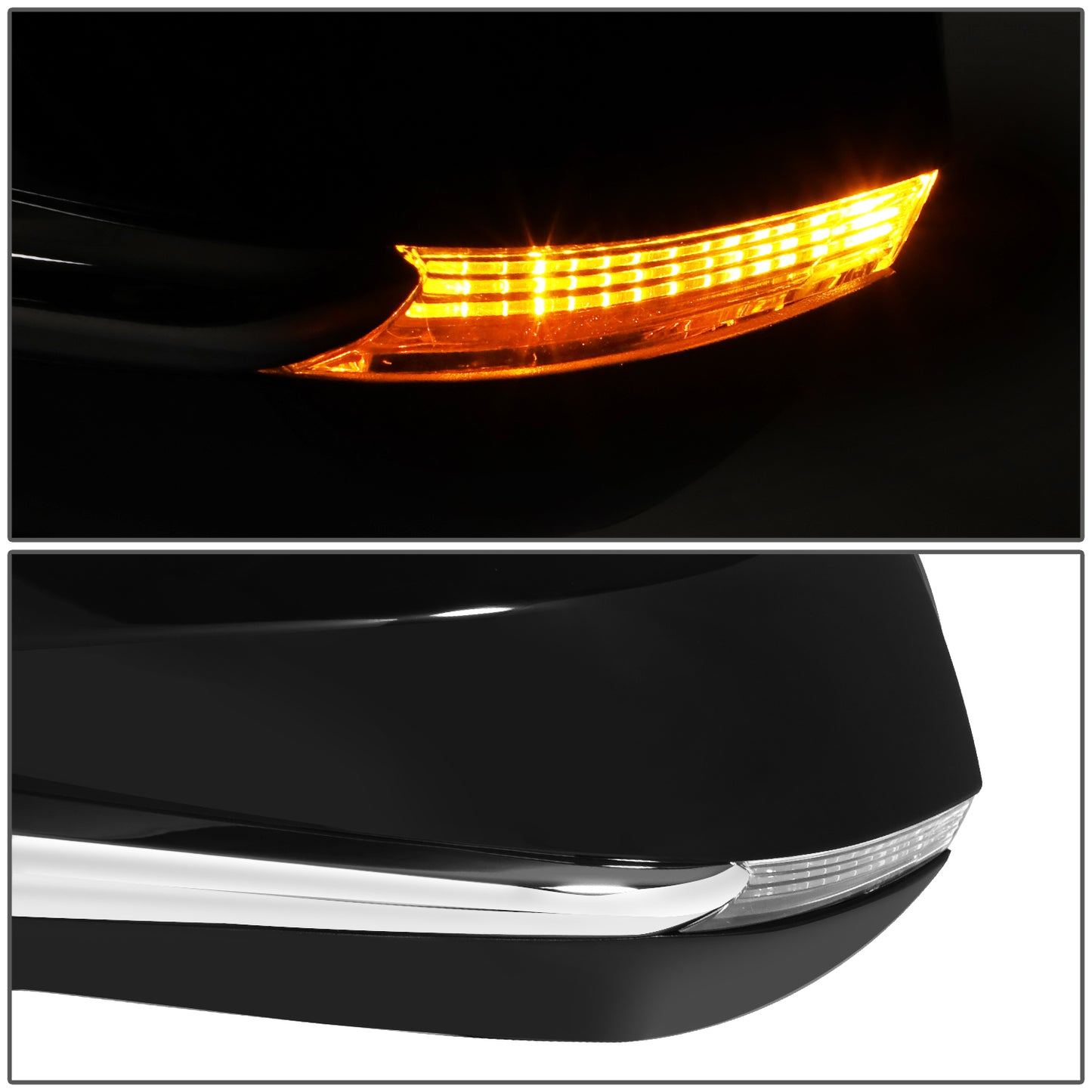 RETROVISOR MIRROR - OE STYLE - LEXUS RX350 16-19 - LEXUS RX350L 16-19 - LEXUS RX450H 18-19 - LEXUS RX450HL 18-19 - WITH POWER WITH HEATED WITH SIGNAL WITH MEMORY - CANADA BULIT - DRIVER SIDE - PAINT TO MATCH - BLACK