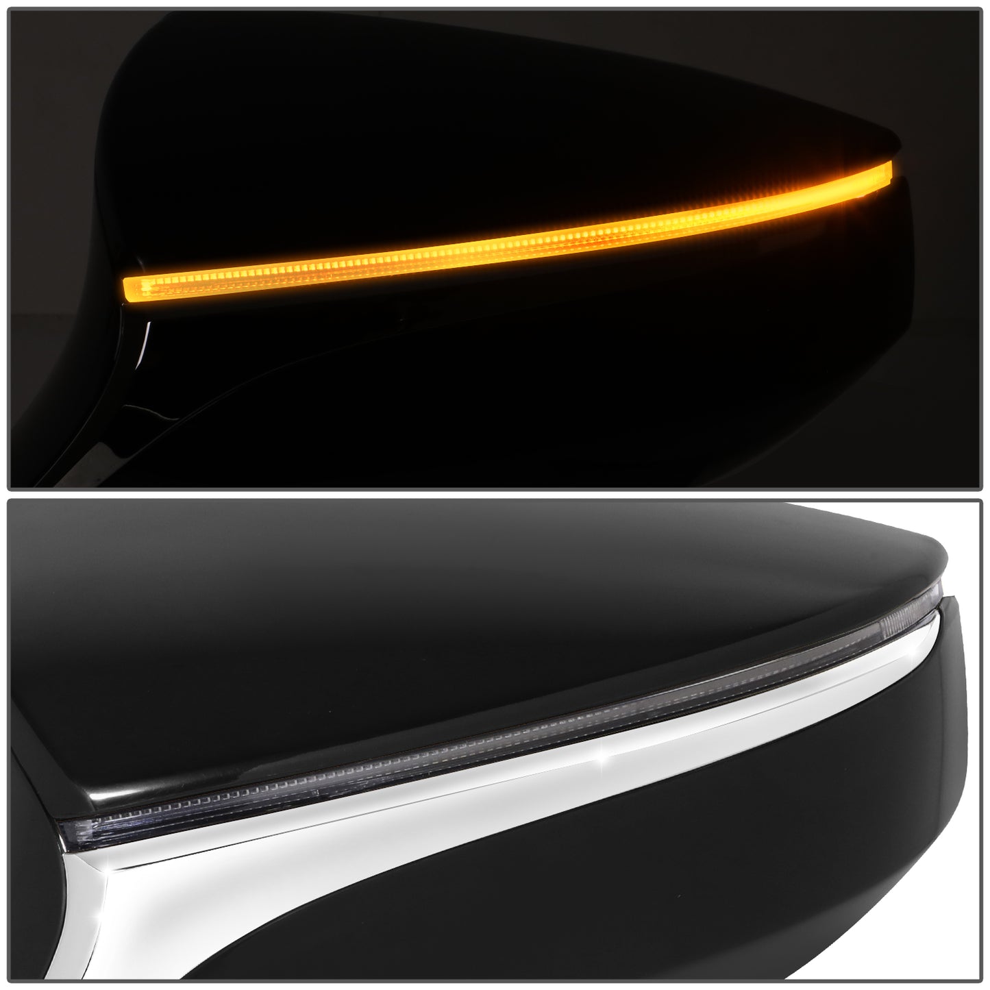 RETROVISOR MIRROR - OE STYLE - LEXUS ES250 21-24 - LEXUS ES300H 19-24 - LEXUS ES350 19-24 - WITH POWER WITH HEATED WITH SIGNAL WITH BLIND SPOT WITH MEMORY - DRIVER SIDE - PAINT TO MATCH - BLACK