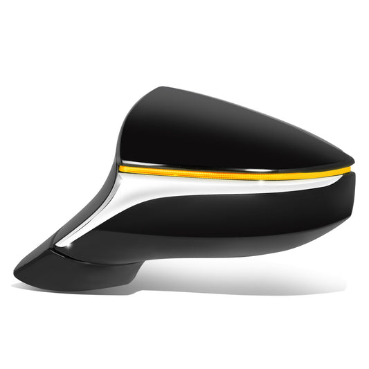 RETROVISOR MIRROR - OE STYLE - LEXUS ES250 21-24 - LEXUS ES300H 19-24 - LEXUS ES350 19-24 - WITH POWER WITH HEATED WITH SIGNAL - DRIVER SIDE - PAINT TO MATCH - BLACK