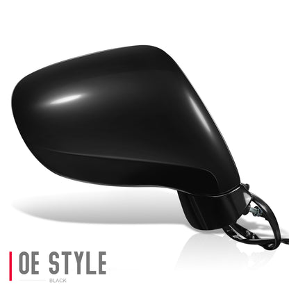 RETROVISOR MIRROR - OEM - 06-10 LEXUS IS250, IS350 - POWERED - HEATED - W/ PUDDLE LIGHT - FOLDING - BLACK MATERIAL - RIGHT