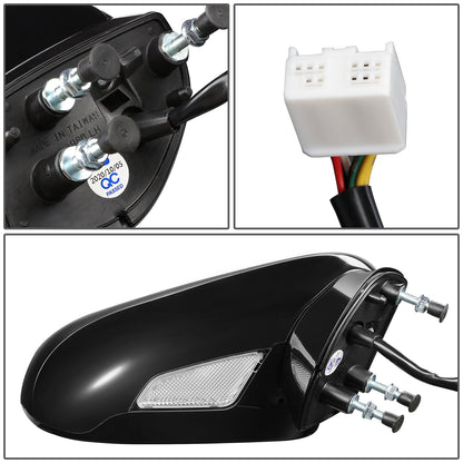 RETROVISOR MIRROR - OEM - 06-10 LEXUS IS250, IS350 - POWERED - HEATED - W/ PUDDLE LIGHT - FOLDING - BLACK MATERIAL - RIGHT