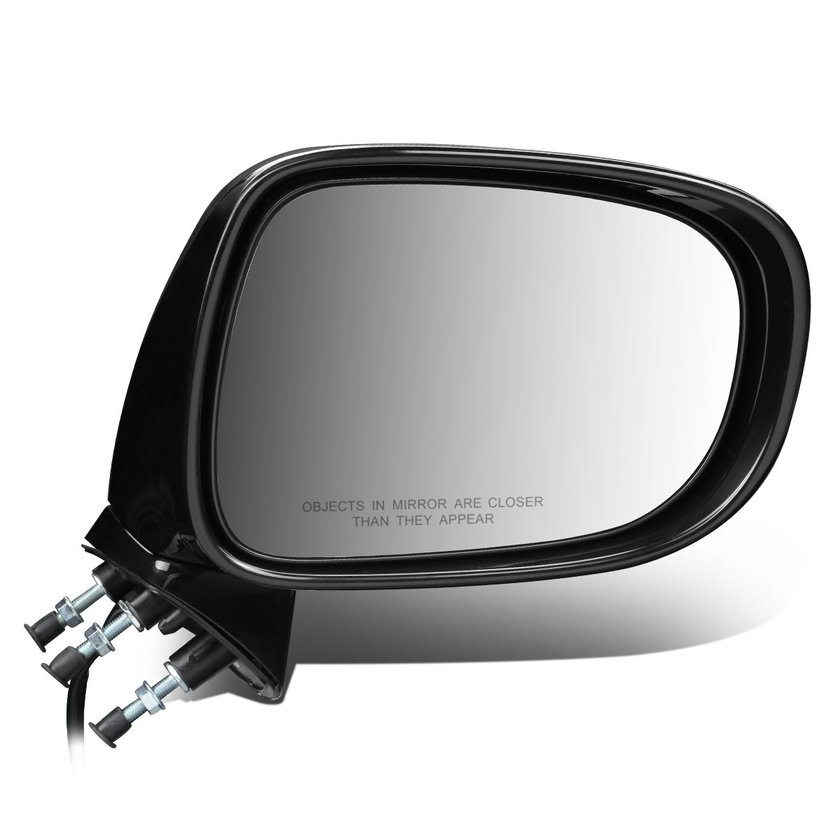 RETROVISOR MIRROR - OEM - 06-10 LEXUS IS250, IS350 - POWERED - HEATED - W/ MEMORY - W/ PUDDLE LIGHT - FOLDING - BLACK MATERIAL - RIGHT
