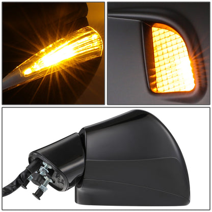 RETROVISOR MIRROR - OEM - 11-13 LEXUS CT200H - POWERED - HEATED - W/ SIGNAL LIGHT - W/ PUDDLE LIGHT - FOLDING - BLACK MATERIAL - RIGHT