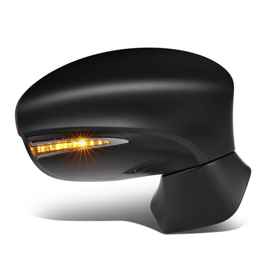 RETROVISOR MIRROR - OEM - 11-13 LEXUS CT200H - POWERED - HEATED - W/ MEMORY - W/ SIGNAL LIGHT - W/ PUDDLE LIGHT - FOLDING - BLACK MATERIAL - RIGHT