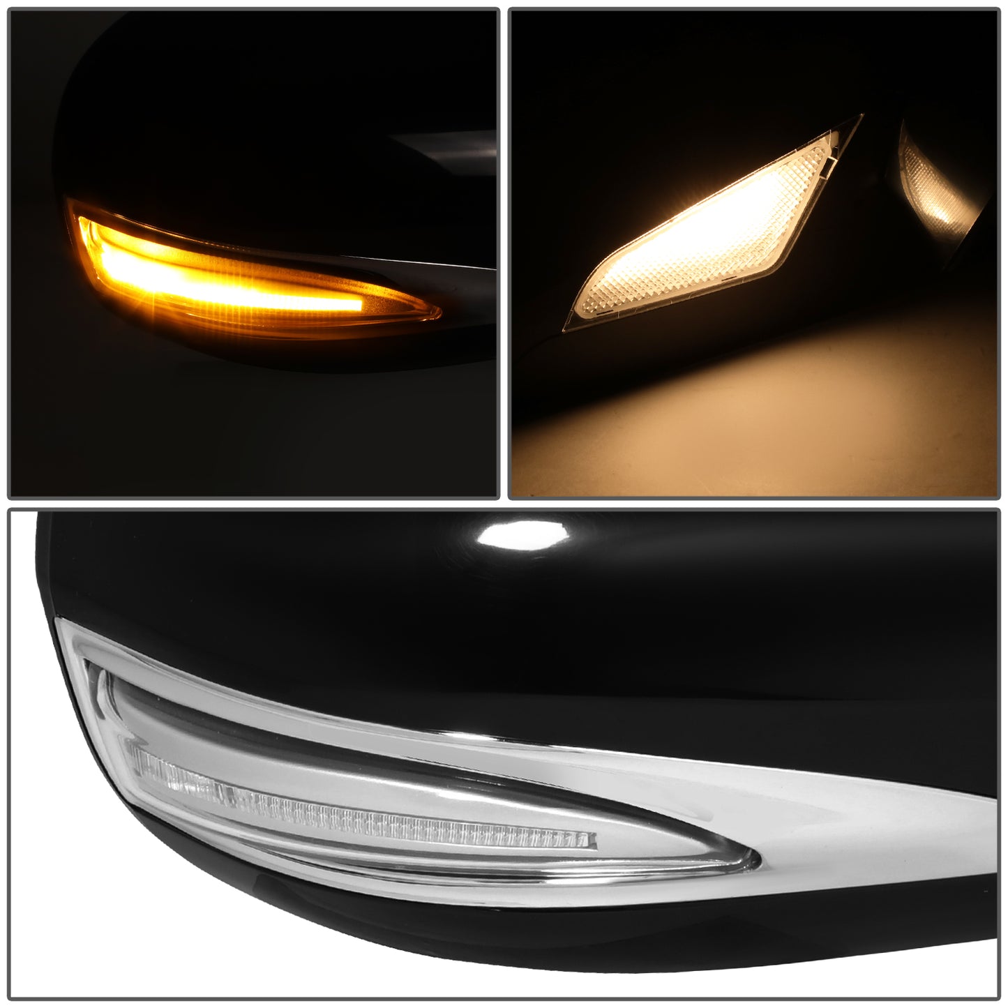 RETROVISOR MIRROR - OE STYLE - LEXUS IS250 10-15 - LEXUS IS350 10-15 - WITH POWER WITH HEATED GLASS WITH SIGNAL - CONVERTIBLE - PASSENGER SIDE - PAINT TO MATCH - BLACK