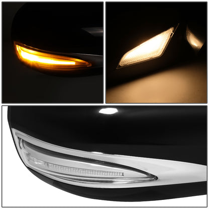 RETROVISOR MIRROR - OE STYLE - LEXUS IS250 10-15 - LEXUS IS350 10-15 - WITH POWER WITH HEATED GLASS WITH SIGNAL - CONVERTIBLE - PASSENGER SIDE - PAINT TO MATCH - BLACK