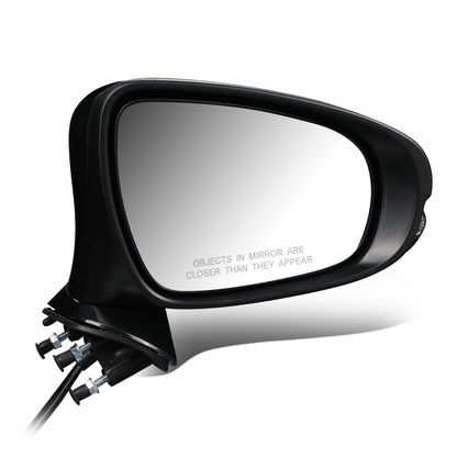 RETROVISOR MIRROR - OEM - 13-16 LEXUS IS250, IS350 - POWERED - HEATED - W/ SIGNAL LIGHT - W/ PUDDLE LIGHT - FOLDING - BLACK MATERIAL - RIGHT