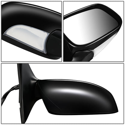 RETROVISOR MIRROR - OEM - 06-11 LEXUS GS300, GS350, GS400, GS430 - POWERED - HEATED - W/ MEMORY - W/ PUDDLE LIGHT - POWER FOLDING - BLACK MATERIAL - RIGHT