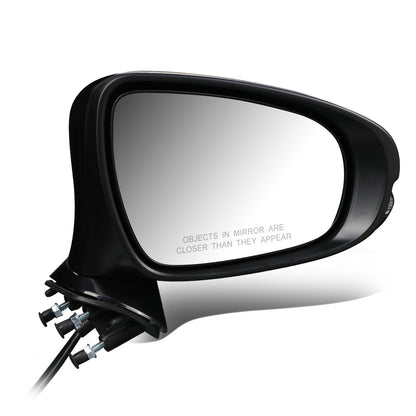 RETROVISOR MIRROR - OEM - 13-17 LEXUS LS460 - POWERED - HEATED - W/ SIGNAL LIGHT - W/ MEMORY - W/ PUDDLE LIGHT - POWER FOLDING - BLACK MATERIAL - RIGHT