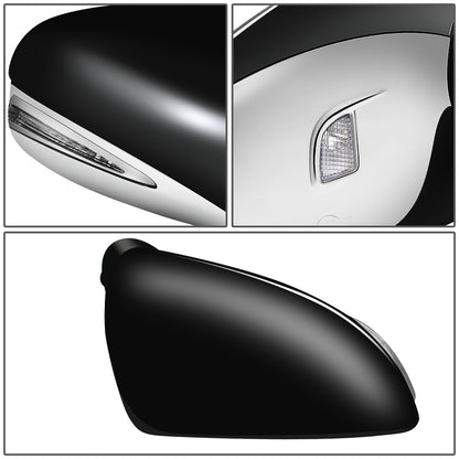 RETROVISOR MIRROR - OEM - 13-17 LEXUS LS460 - POWERED - HEATED - W/ SIGNAL LIGHT - W/ MEMORY - W/ PUDDLE LIGHT - POWER FOLDING - BLACK MATERIAL - RIGHT