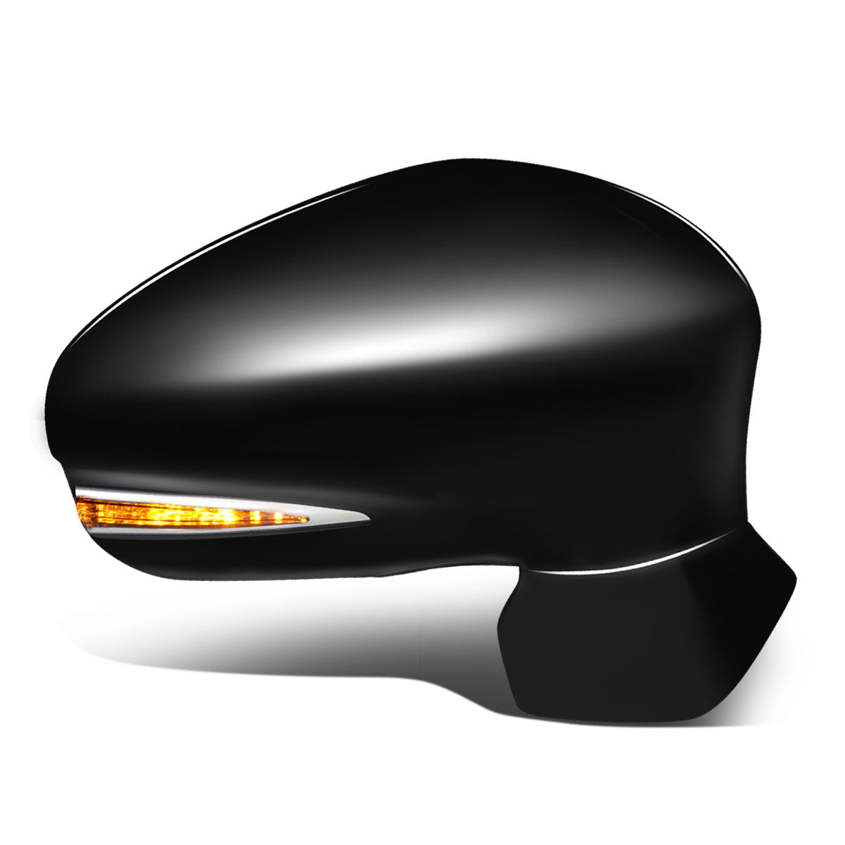 RETROVISOR MIRROR - OEM - 13-15 LEXUS ES350, ES300H - POWERED - HEATED - W/ SIGNAL LIGHT - W/ PUDDLE LIGHT - FOLDING - BLACK MATERIAL - RIGHT