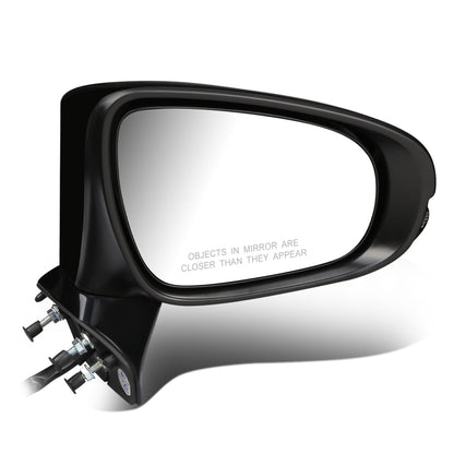 RETROVISOR MIRROR - OEM - 13-15 LEXUS ES350, ES300H - POWERED - HEATED - W/ SIGNAL LIGHT - W/ PUDDLE LIGHT - FOLDING - BLACK MATERIAL - RIGHT