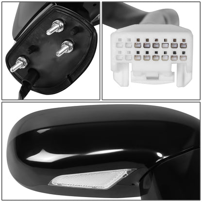 RETROVISOR MIRROR - OE STYLE - LEXUS ES350 08-09 - WITH POWER WITH HEATED GLASS WITH MEMORY - PASSENGER SIDE - PAINT TO MATCH - BLACK