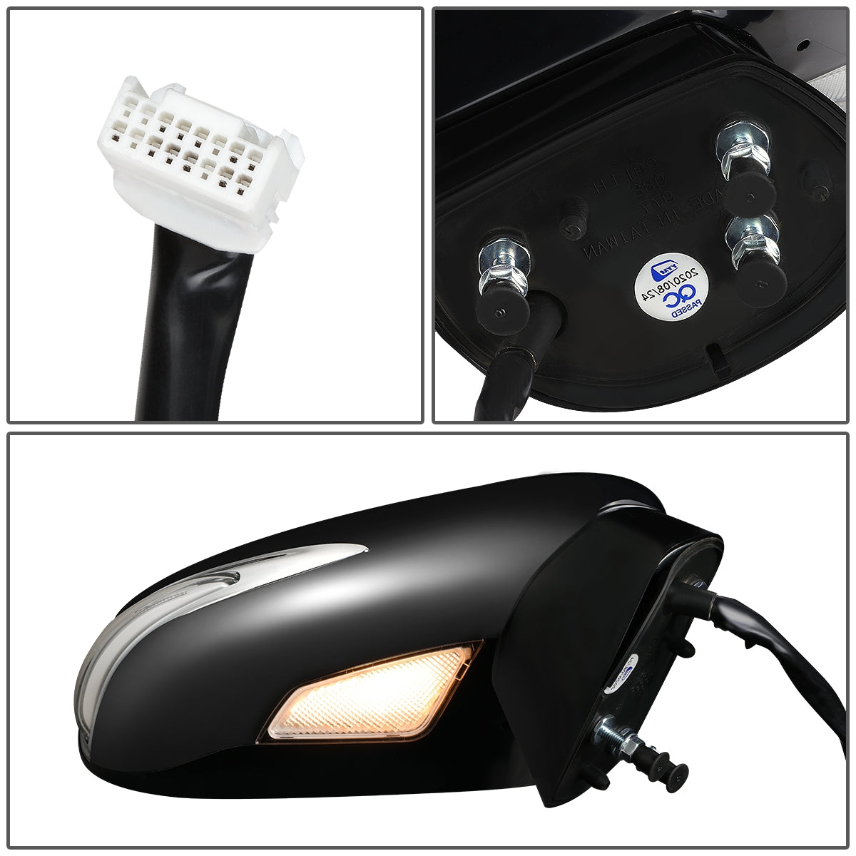 RETROVISOR MIRROR - OEM - 07-12 LEXUS ES350 - POWERED - HEATED - W/ SIGNAL LIGHT - W/ MEMORY - W/ PUDDLE LIGHT - FOLDING - RIGHT
