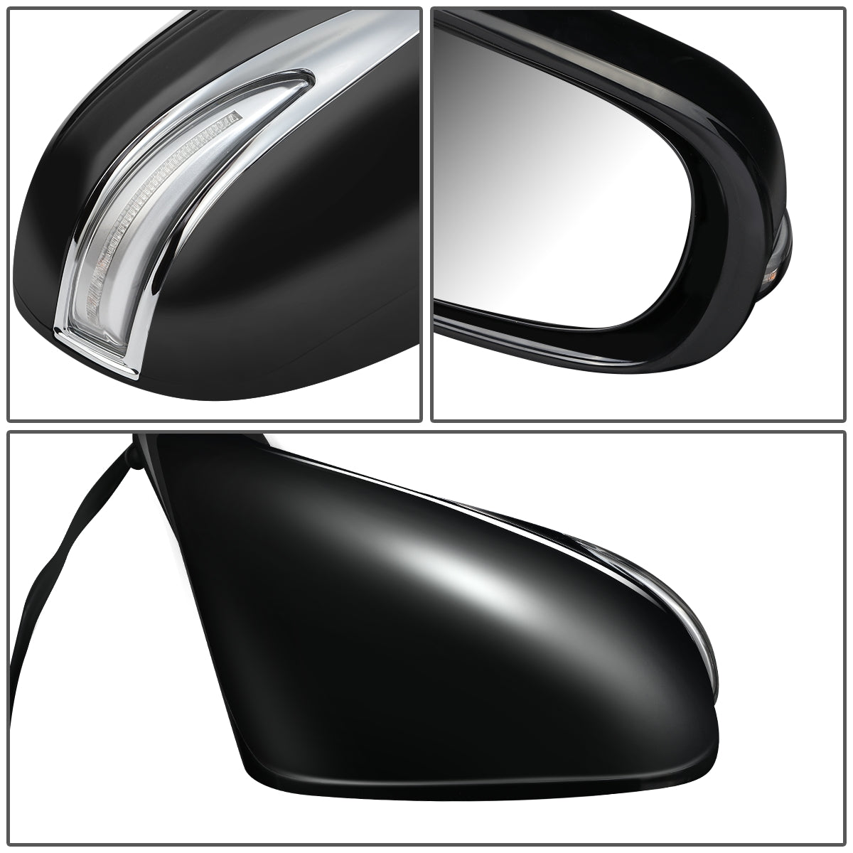 RETROVISOR MIRROR - OEM - 07-12 LEXUS ES350 - POWERED - HEATED - W/ SIGNAL LIGHT - W/ MEMORY - W/ PUDDLE LIGHT - FOLDING - RIGHT