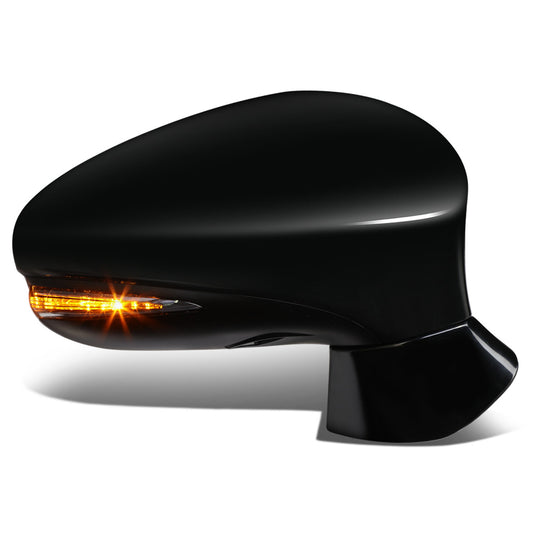 RETROVISOR MIRROR - OEM - 13-15 LEXUS GS250, GS350, GS430 - POWERED - HEATED - W/ SIGNAL LIGHT - W/ MEMORY - W/ PUDDLE LIGHT - W/ BSD - POWER FOLDING - BLACK MATERIAL - RIGHT