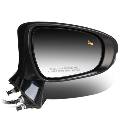 RETROVISOR MIRROR - OEM - 13-15 LEXUS GS250, GS350, GS430 - POWERED - HEATED - W/ SIGNAL LIGHT - W/ MEMORY - W/ PUDDLE LIGHT - W/ BSD - POWER FOLDING - BLACK MATERIAL - RIGHT