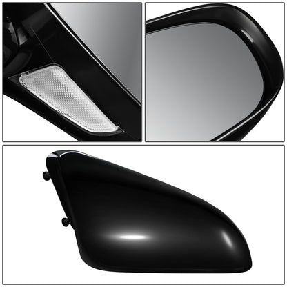 RETROVISOR MIRROR - OEM - 07-12 LEXUS ES350 - POWERED - HEATED - W/ MEMORY - W/ PUDDLE LIGHT - FOLDING - BLACK MATERIAL - RIGHT