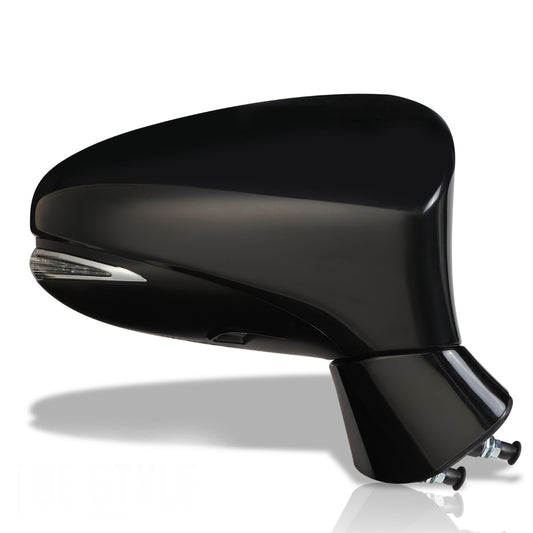 RETROVISOR MIRROR - OEM - 13-15 LEXUS GS250, GS350, GS430 - POWERED - HEATED - W/ SIGNAL LIGHT - W/ MEMORY - W/ PUDDLE LIGHT - W/ BSD - FOLDING - BLACK MATERIAL - RIGHT