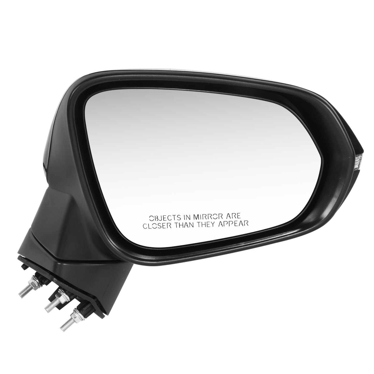 RETROVISOR MIRROR - OE STYLE - LEXUS RX350 16-19 - LEXUS RX350L 16-19 - LEXUS RX450H 18-19 - LEXUS RX450HL 18-19 - WITH POWER WITH HEATED GLASS - PASSENGER SIDE - PAINT TO MATCH - BLACK