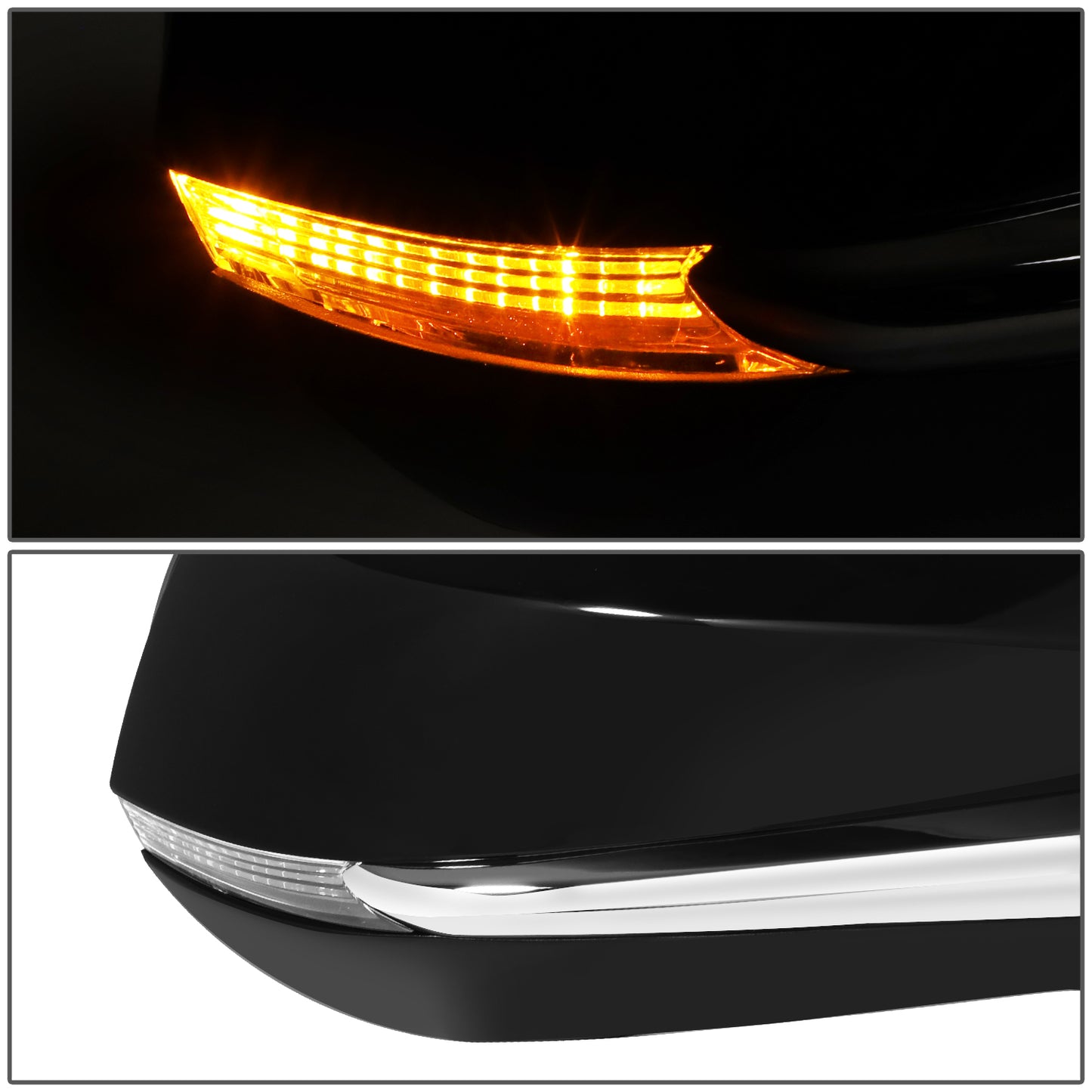 RETROVISOR MIRROR - OE STYLE - LEXUS RX350 16-19 - LEXUS RX350L 16-19 - LEXUS RX450H 18-19 - LEXUS RX450HL 18-19 - WITH POWER WITH HEATED GLASS - PASSENGER SIDE - PAINT TO MATCH - BLACK