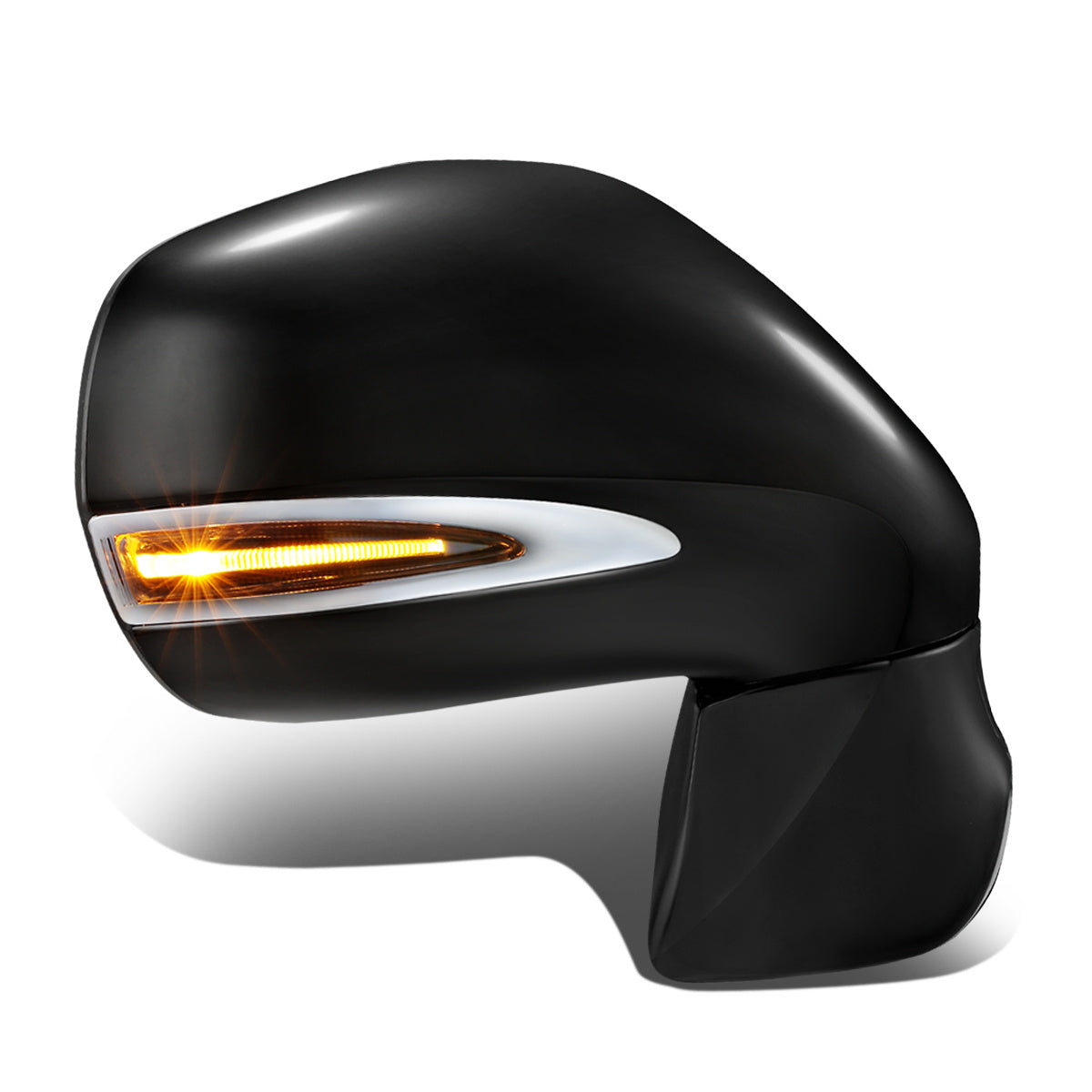 RETROVISOR MIRROR - OEM - 10-12 LEXUS RX350, RX450H - POWERED - HEATED - W/ SIGNAL LIGHT - W/ MEMORY - W/ PUDDLE LIGHT - FOLDING - BLACK MATERIAL - RIGHT