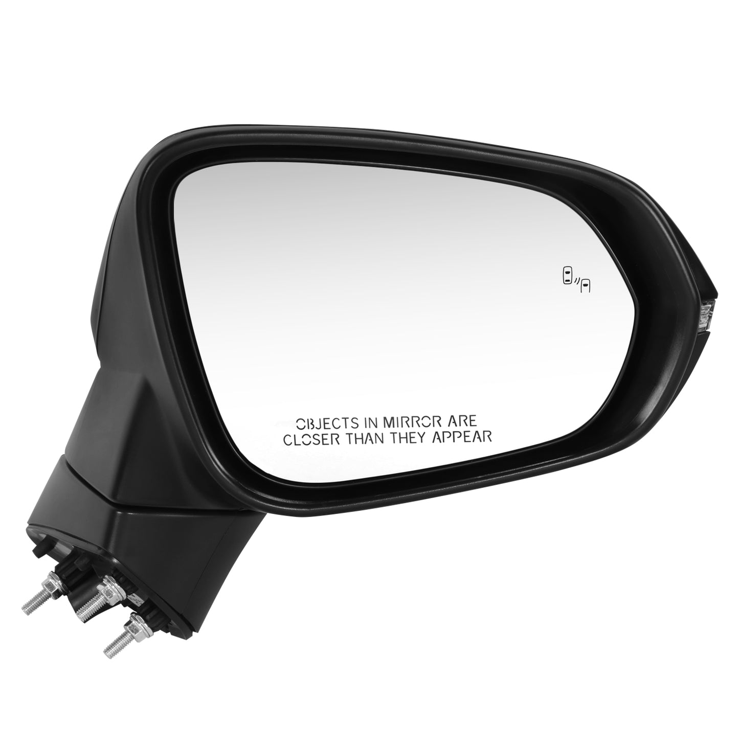 RETROVISOR MIRROR - OE STYLE - LEXUS NX200T 15-17 - LEXUS NX300H 15-17 - WITH POWER WITH HEATED WITH SIGNAL WITH MEMORY WITH BLIND SPOT - PASSENGER SIDE - PAINT TO MATCH - BLACK