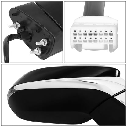 RETROVISOR MIRROR - OE STYLE - LEXUS NX200T 15-17 - LEXUS NX300H 15-17 - WITH POWER WITH HEATED WITH SIGNAL WITH MEMORY WITH BLIND SPOT - PASSENGER SIDE - PAINT TO MATCH - BLACK