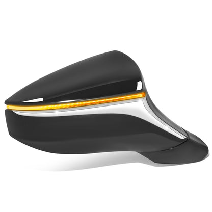 RETROVISOR MIRROR - OE STYLE - LEXUS UX200 19-24 - LEXUS UX250H 19-24 - WITH POWER WITH HEATED WITH SIGNAL - PASSENGER SIDE - PAINT TO MATCH - BLACK