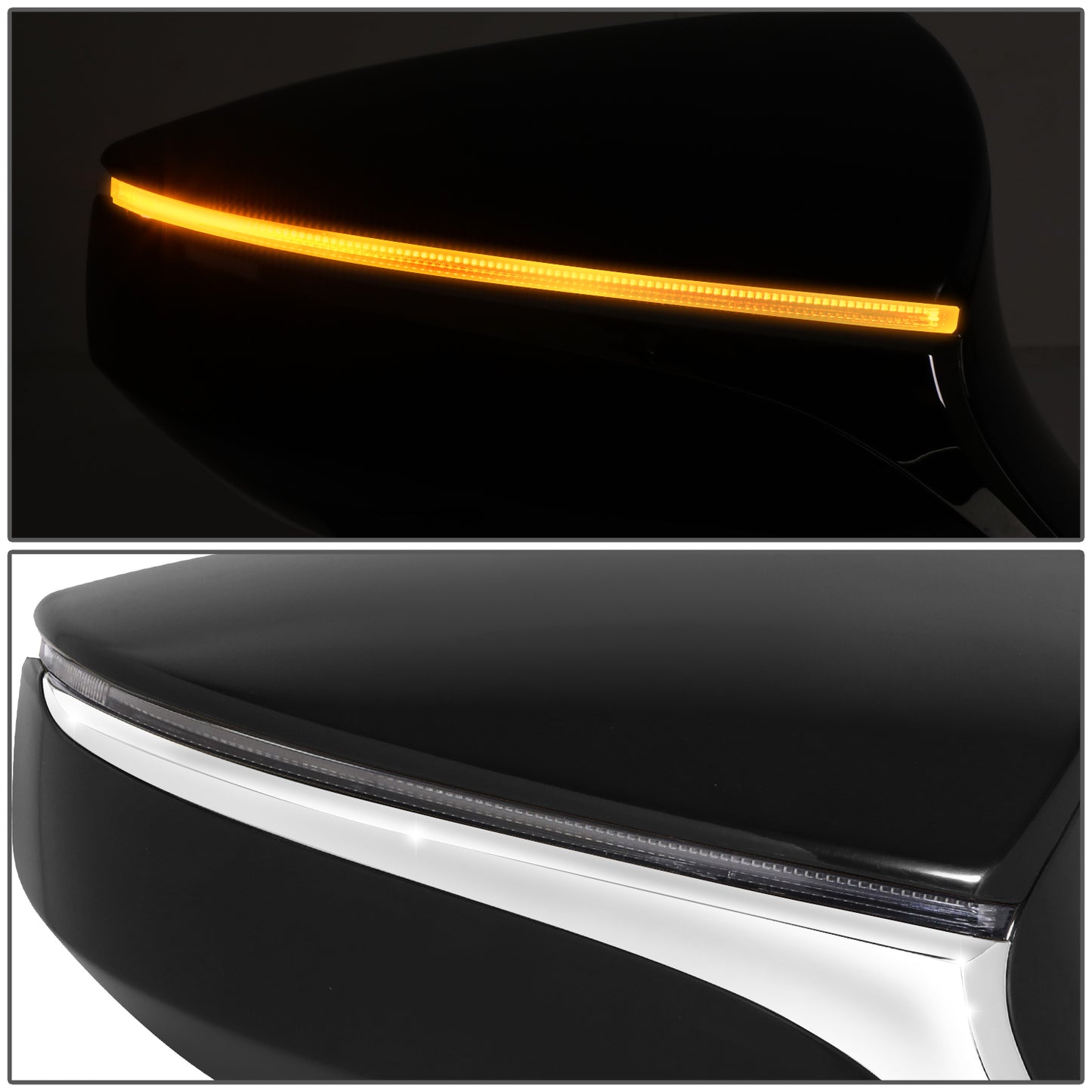 RETROVISOR MIRROR - OE STYLE - LEXUS ES250 21-24 - LEXUS ES300H 19-24 - LEXUS ES350 19-24 - WITH POWER WITH HEATED WITH SIGNAL WITH BLIND SPOT WITH MEMORY - PASSENGER SIDE - PAINT TO MATCH - BLACK