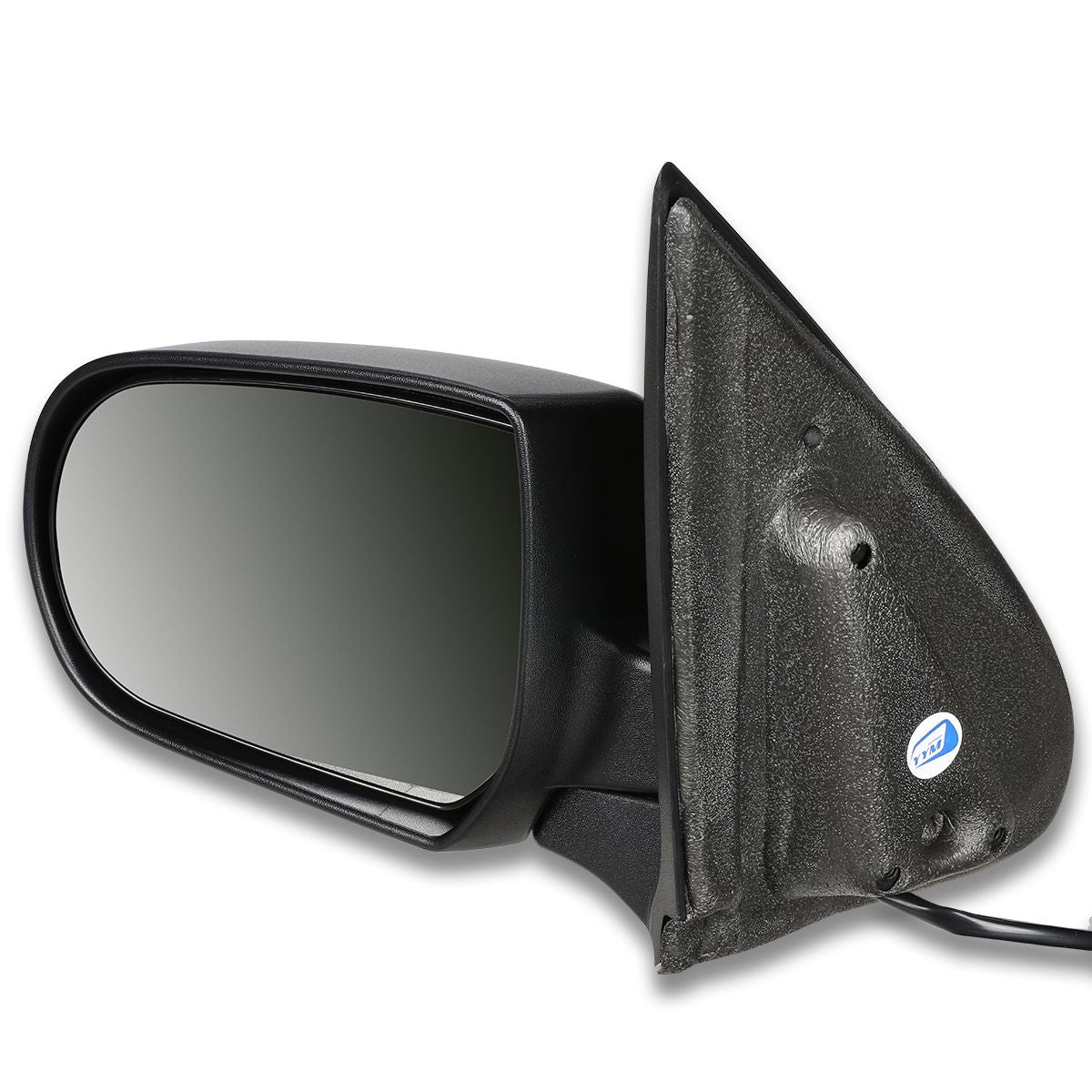 RETROVISOR MIRROR - OEM - 01-04 MAZDA TRIBUTE - POWERED - TEXTURED - BLACK - LEFT
