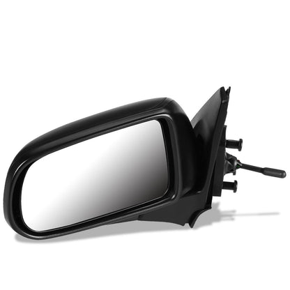 RETROVISOR MIRROR - OEM - 99-03 MAZDA PROTEGE / 02-03 MAZDA PROTEGE5 - FITS MODELS WITHOUT 6 SPEAKER SYSTEM - MANUAL - PAINTABLE FINISH, TEXTURED CAP - BLACK - LEFT