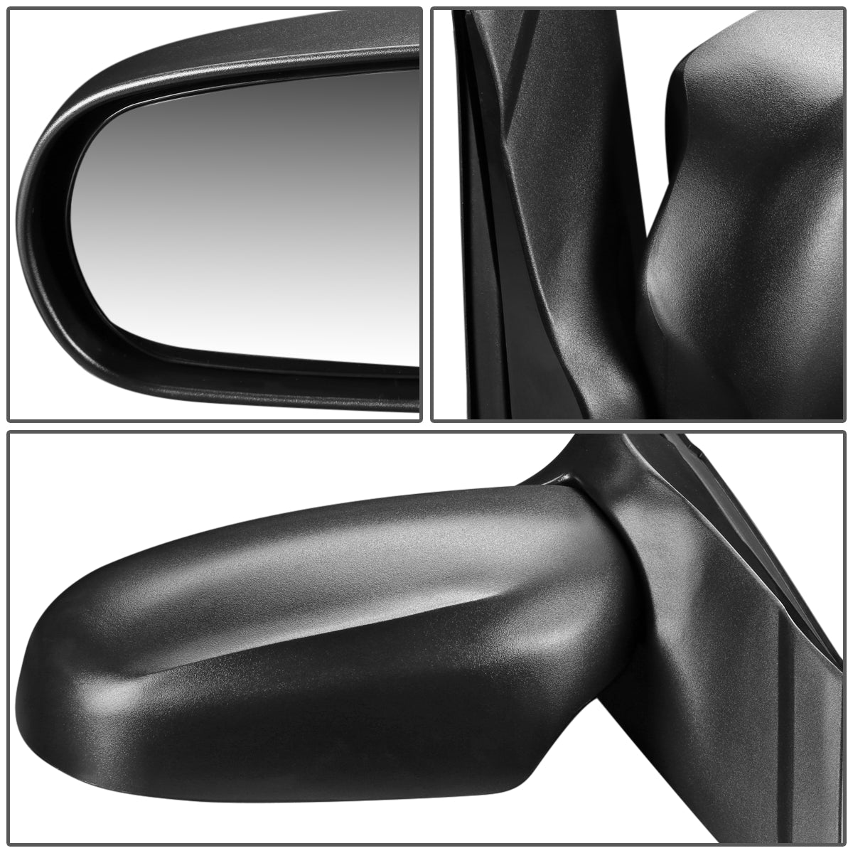 RETROVISOR MIRROR - OEM - 00-06 MAZDA MPV - POWERED - HEATED - TEXTURED - BLACK - LEFT