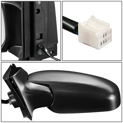 RETROVISOR MIRROR - OEM - 00-06 MAZDA MPV - POWERED - HEATED - TEXTURED - BLACK - LEFT