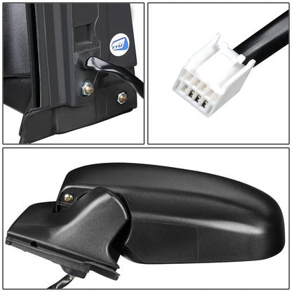 RETROVISOR MIRROR - OEM - 00-06 MAZDA MPV - POWERED - TEXTURED - BLACK - LEFT