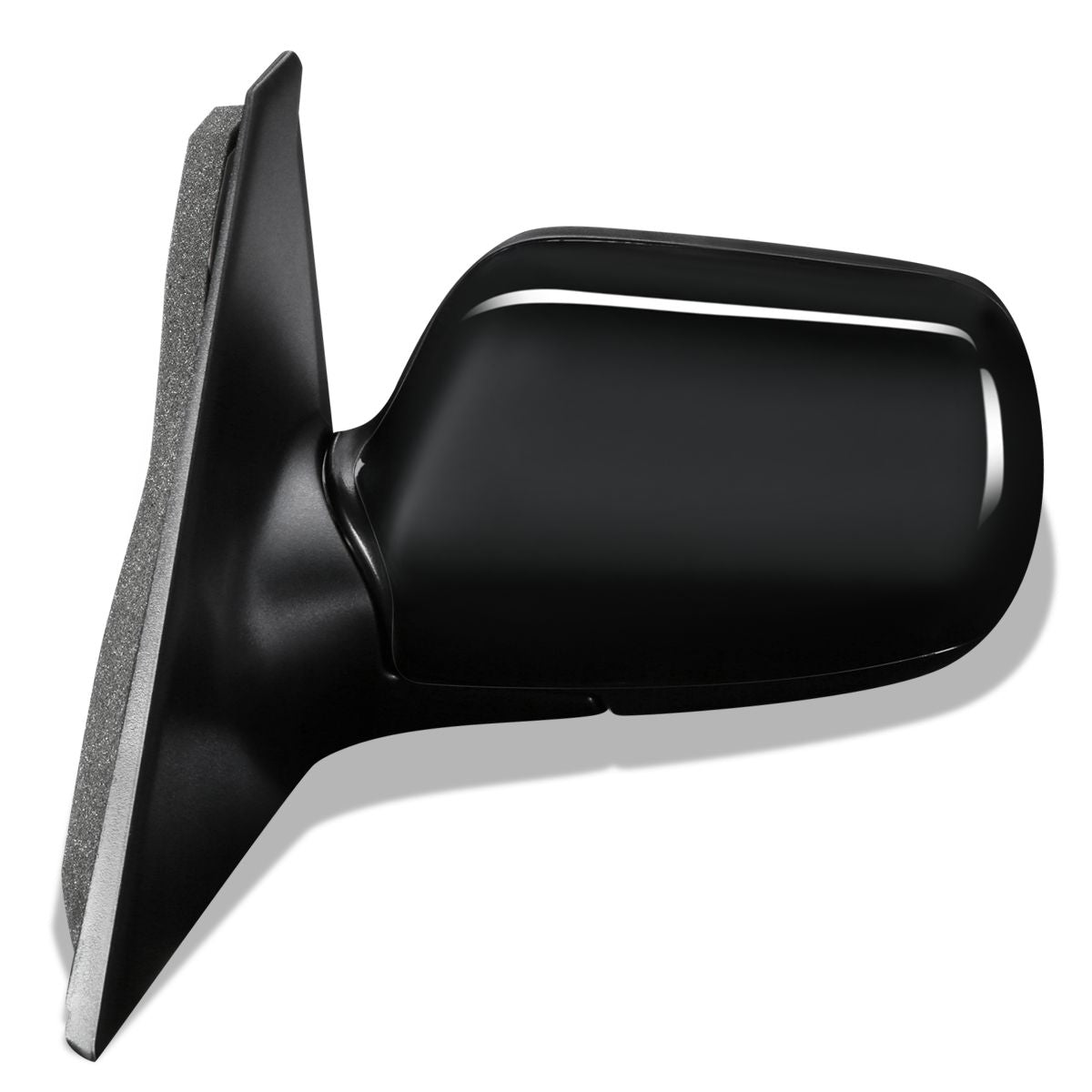 RETROVISOR MIRROR - OEM - 04-09 MAZDA 3 - POWERED - HEATED - TEXTURED - BLACK - LEFT