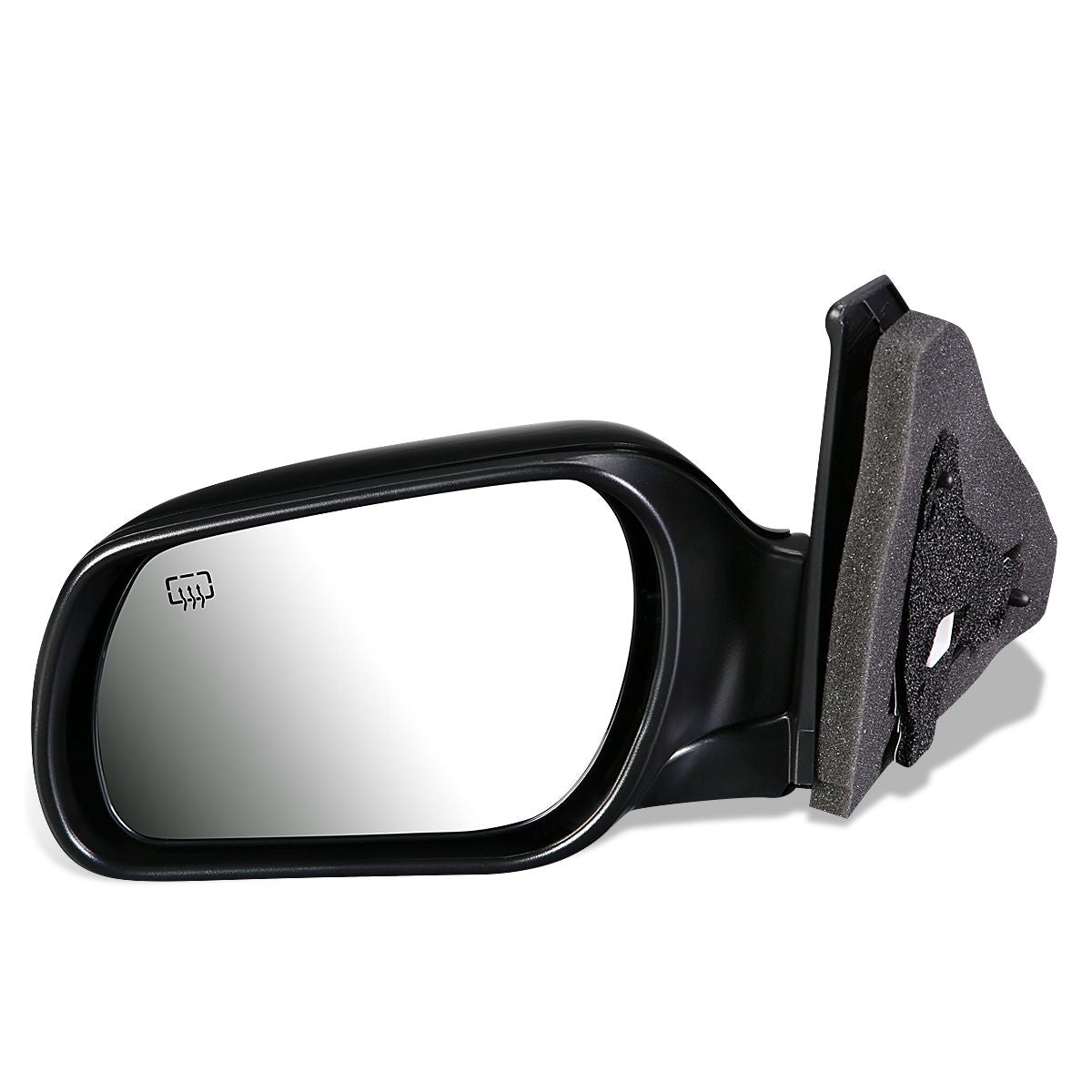 RETROVISOR MIRROR - OEM - 04-09 MAZDA 3 - POWERED - HEATED - TEXTURED - BLACK - LEFT