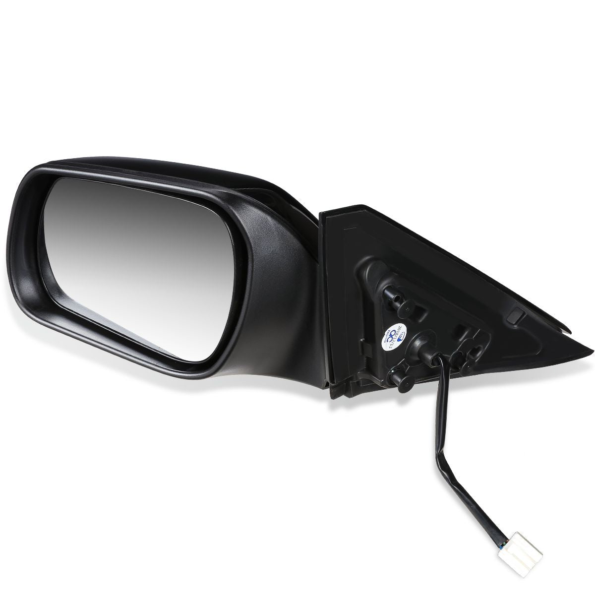 RETROVISOR MIRROR - OEM - 03-08 MAZDA 6 NON TURBO - POWERED - HEATED - PAINTABLE - BLACK - LEFT