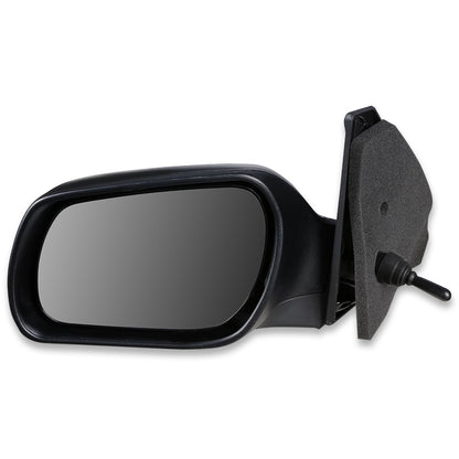 RETROVISOR MIRROR - OEM - 04-09 MAZDA 3 - MANUAL - TEXTURED - BLACK - LEFT