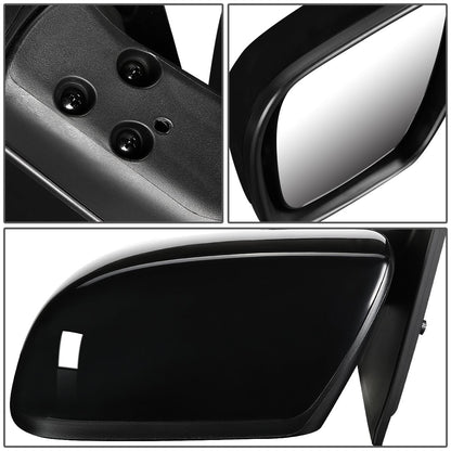 RETROVISOR MIRROR - OEM - 06-10 MAZDA 5 - POWERED - PAINTABLE - BLACK - LEFT