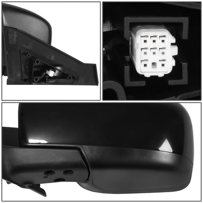RETROVISOR MIRROR - OE STYLE - MAZDA 5 06-10 - WITH POWER WITH HEATED GLASS - DRIVER SIDE - PAINT TO MATCH - BLACK