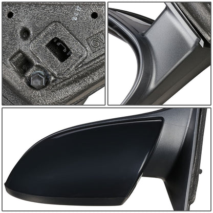 RETROVISOR MIRROR - OEM - 09-13 MAZDA 6 - POWERED - HEATED - PAINTABLE - BLACK - LEFT