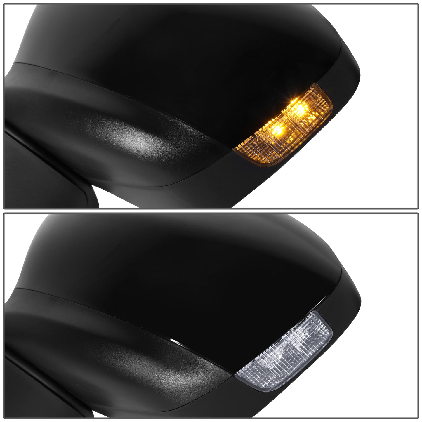 RETROVISOR MIRROR - OE STYLE - MAZDA CX-5 13-15 - WITH POWER WITH HEATED WITH SIGNAL - DRIVER SIDE - PAINT TO MATCH - BLACK