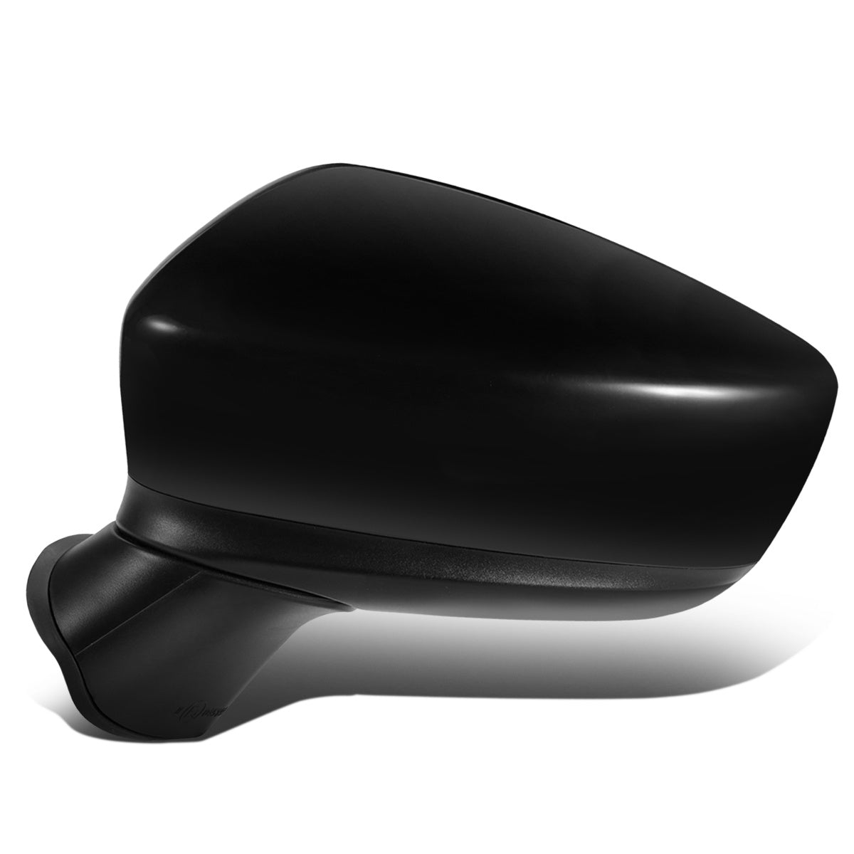 RETROVISOR MIRROR - OEM - 14-16 MAZDA 3 - POWERED - W/ BSD - FOLDING - BLACK MATERIAL - LEFT