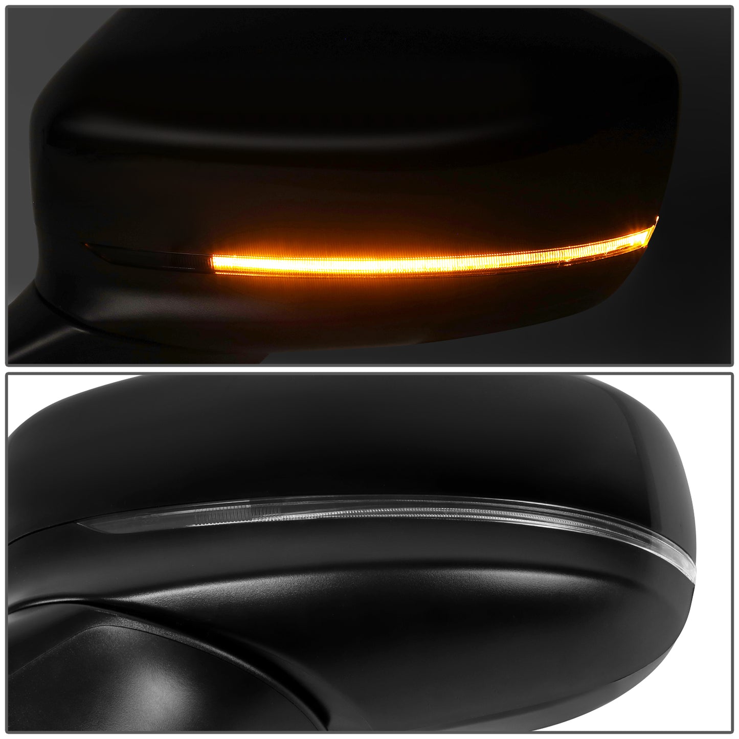 RETROVISOR MIRROR - OE STYLE - MAZDA CX-5 17-23 - WITH POWER WITH SIGNAL - DRIVER SIDE - PAINT TO MATCH - BLACK