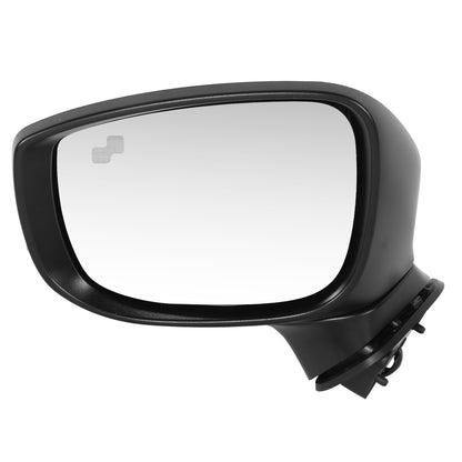 RETROVISOR MIRROR - OE STYLE - MAZDA CX-5 17-23 - WITH POWER WITH BLIND SPOT WITH SIGNAL - DRIVER SIDE - PAINT TO MATCH - BLACK