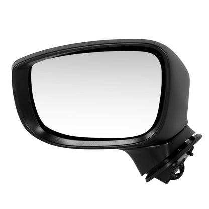 RETROVISOR MIRROR - OE STYLE - MAZDA CX-5 17-18 - WITH POWER WITH HEATED WITH SIGNAL - DRIVER SIDE - PAINT TO MATCH - BLACK