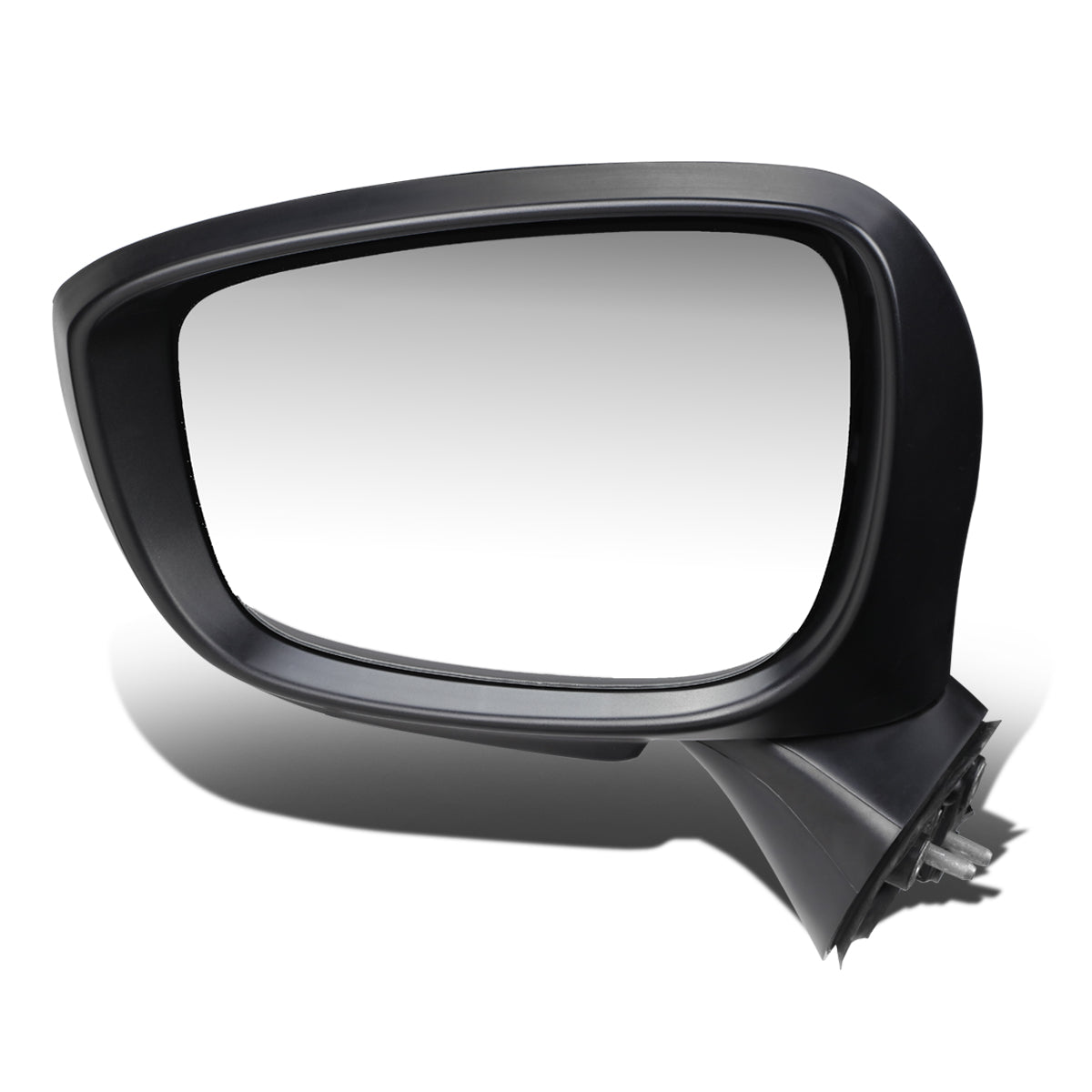 RETROVISOR MIRROR - OEM - 13-14 MAZDA CX-5 - POWERED - W/ SIGNAL LIGHT - FOLDING - BLACK MATERIAL - LEFT