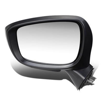 RETROVISOR MIRROR - OEM - 13-14 MAZDA CX-5 - POWERED - W/ SIGNAL LIGHT - FOLDING - BLACK MATERIAL - LEFT